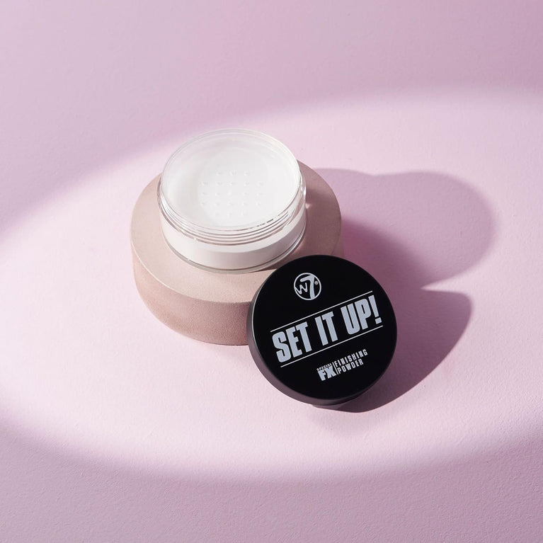 W7 Feather-Light Translucent Setting Powder for Seamless Blending and Balanced Skin Finish