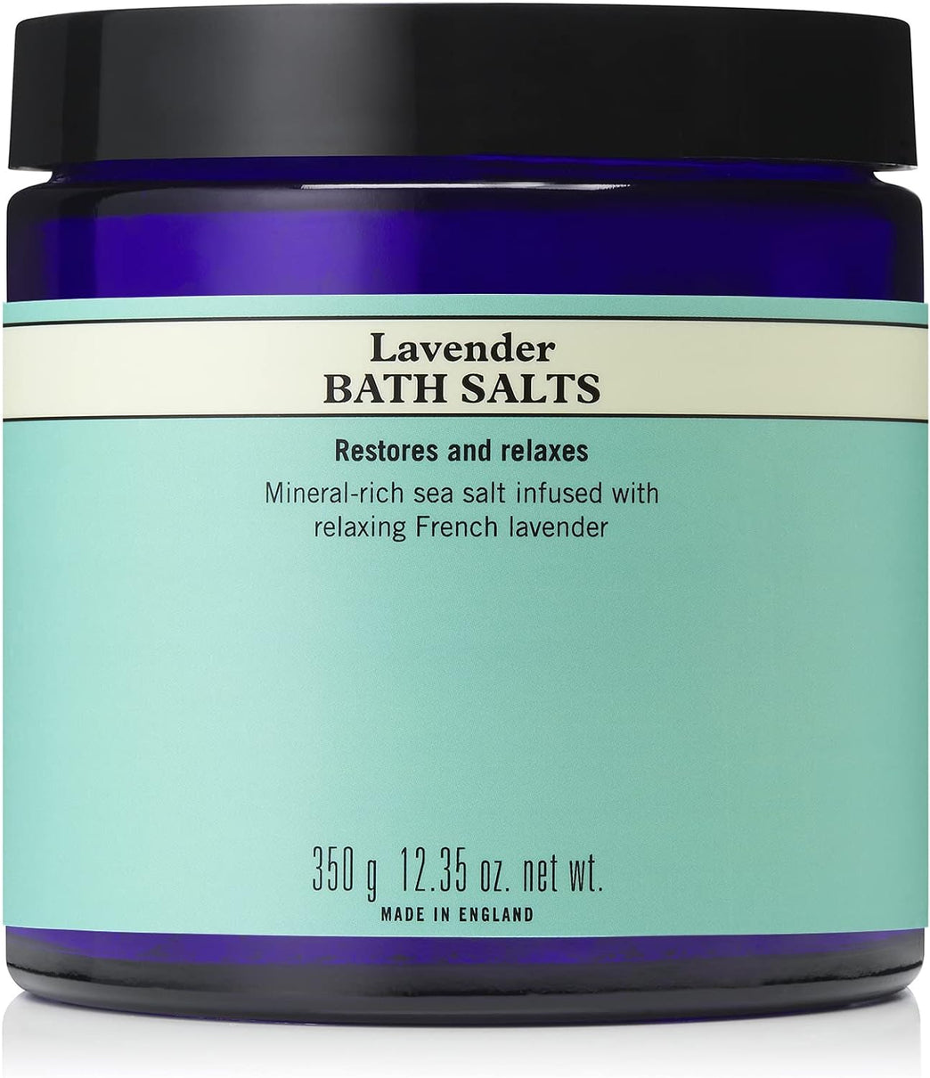 Neal's Yard Remedies Lavender Bath Salts | Restorative and Relaxing Salt Crystals | 350 g