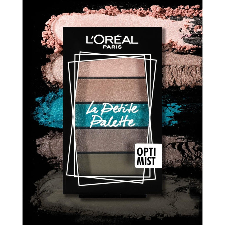 L'Oreal Paris Compact Eyeshadow Palette 03 Optimist - Maxi-Colour Impact in Mini Size