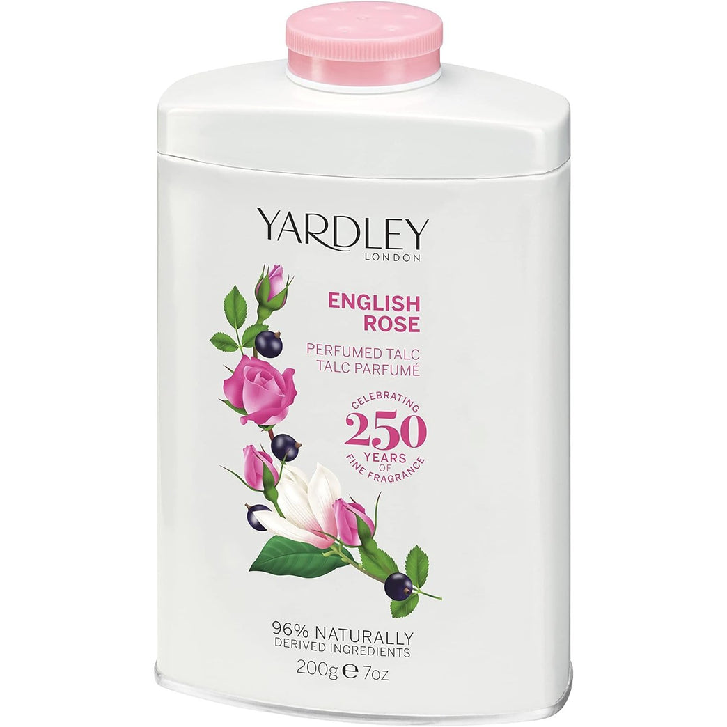 English Rose Talc in Tin - 200 g