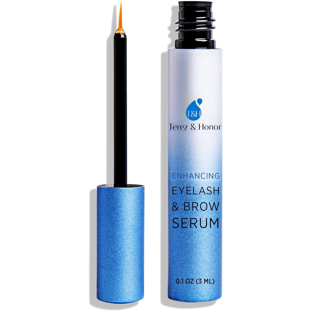 Eyelash Growth Serum: Lash Serum - Eyelash Serum - Lash Growth Serum - Eyebrow Growth Serum, Grow Lash and Brow Fuller Thicker Longer, 3ml