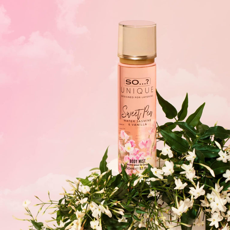Sweet Pea Deluxe Women's Gift Set: Body Mist and Body Lotion Duo