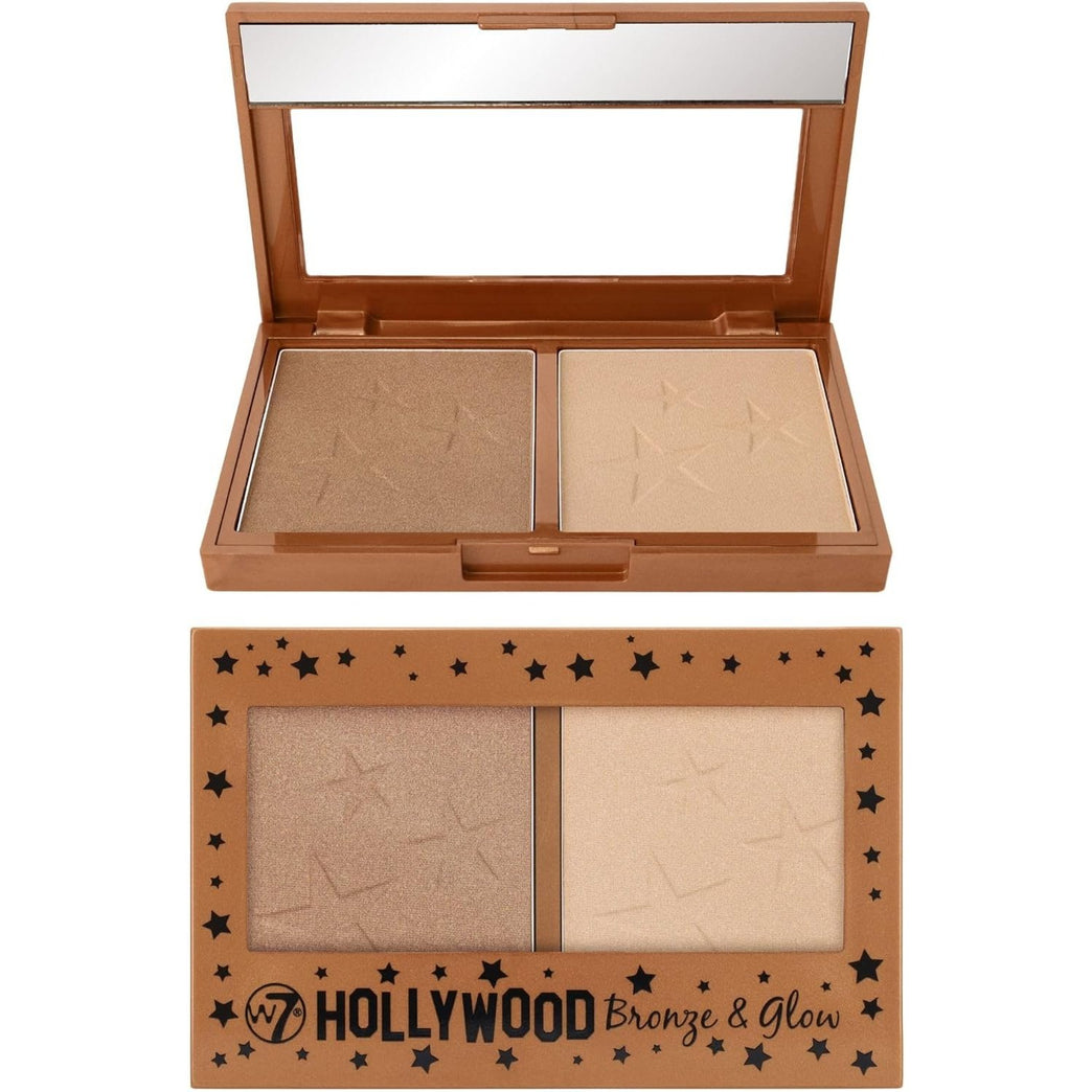 All-Day Radiant Glow Kit - Professional Vegan Bronzer and Highlighter Duo
