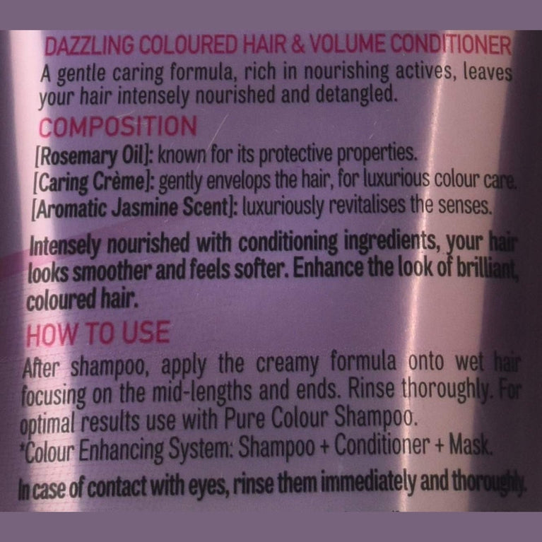 L'Oreal Paris EverPure Colour Care and Moisturising Conditioner, 250ml