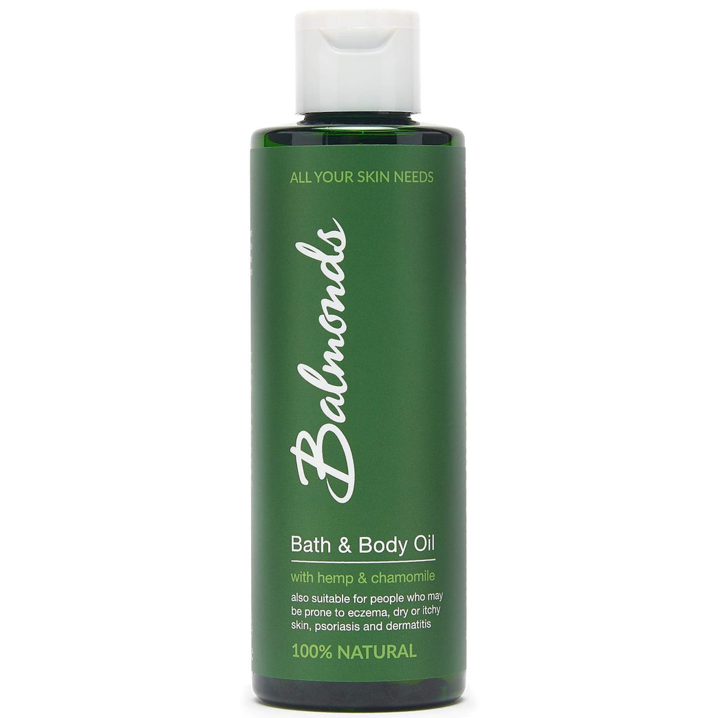 Balmonds Versatile and Nourishing 100% Natural Bath & Body Oil with Plant-Based Oils