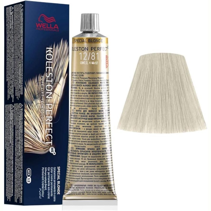Wella koleston me+ 60ml, Shade 12/81