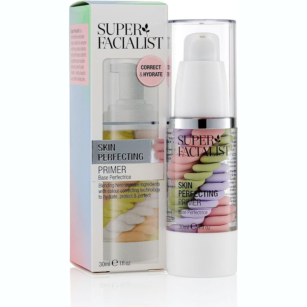 Super Facialist Flawless Base Primer with Color Balancing Technology, Hydrating Hyaluronic Acid & Oil-Control Niacinamide - 30ml