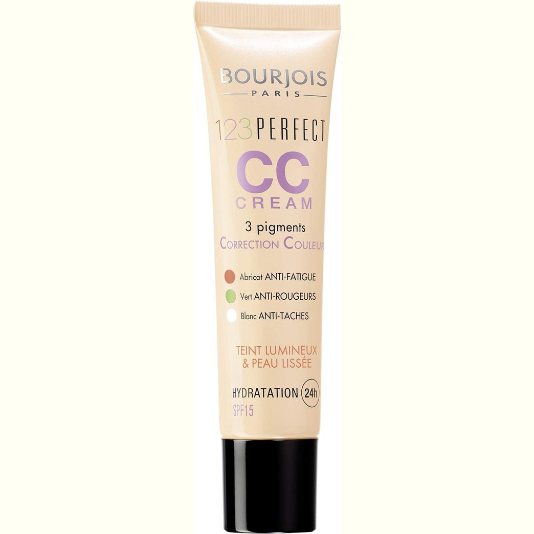 Bourjois Flawless Radiance CC Cream in Light Beige, Colour Correcting and UV Protective, 3ml