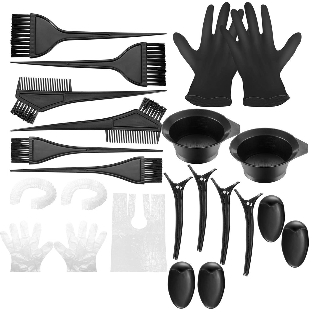 DIY Salon-Style Hair Dye and Bleach Kit with Reusable Tools