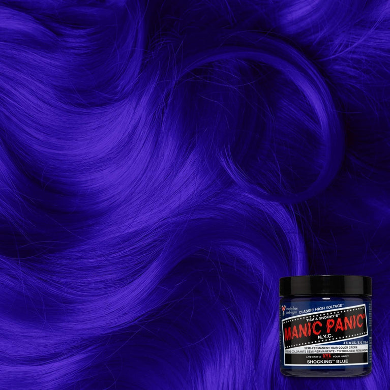 Manic Panic High Voltage Classic Cream Formula Colour Hair Dye (Shocking Blue)