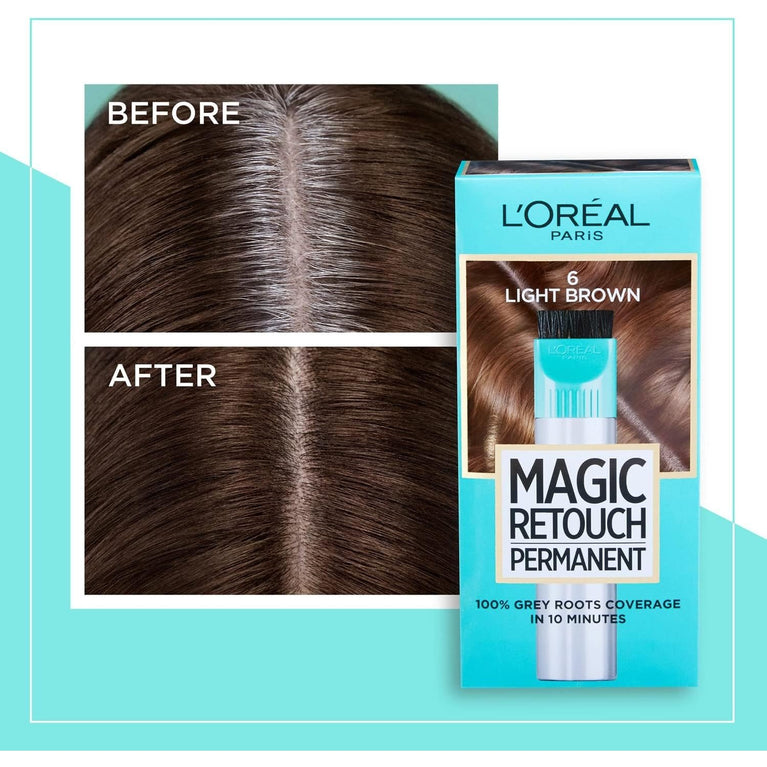 L'Oreal Paris Magic Retouch Permanent Root Concealer, Dark Blonde 7 - Cover Greys in 10 min, Lasts 4 Weeks, Easy Application