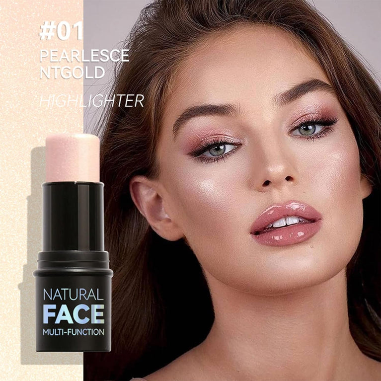 Ultimate 3-in-1 Cream Contour Beauty Wands with Waterproof Blush and Highlighter Sticks
