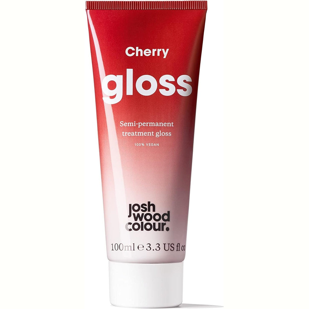 Cherry Semi-Permanent Hair Gloss - Nourishing Color Treatment with Shea Butter and Perilla Oil (100ml)
