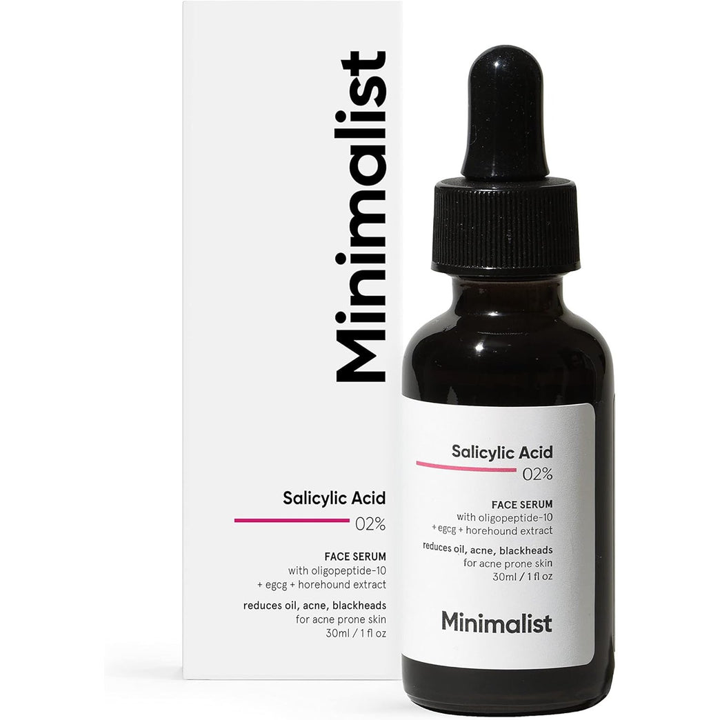Advanced 2% Salicylic Acid Serum for Blackhead Removal and Oil Control - 30 ml