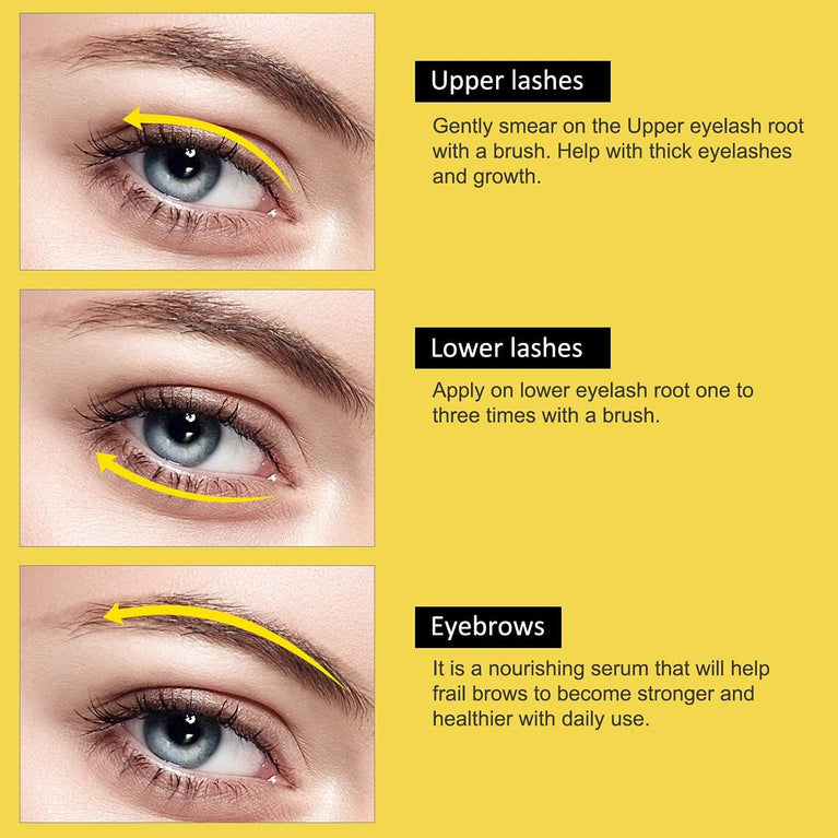 Maycreate Lash & Brow Amplifier - Eyelash and Eyebrow Growth Serum for Full, Thick and Long Lashes and Brows