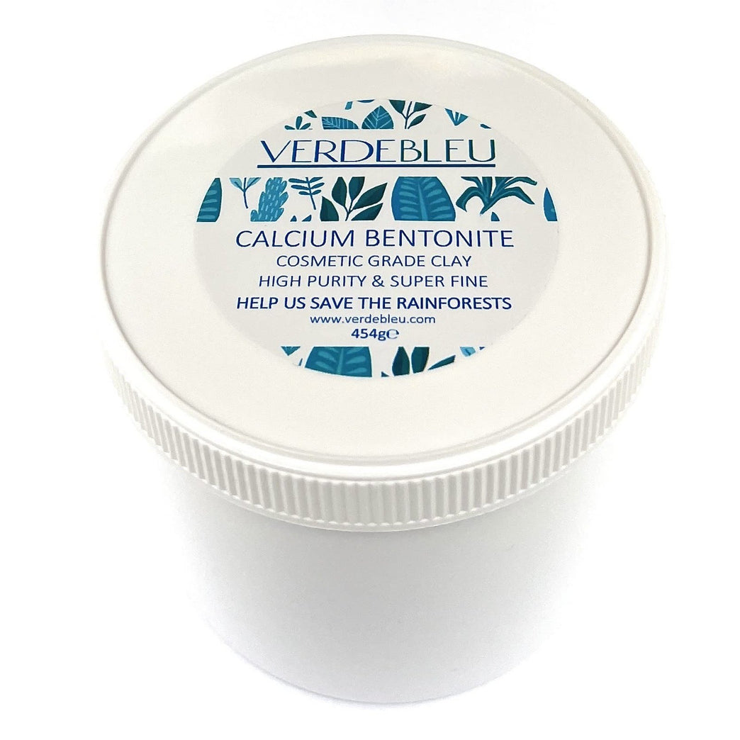 Verdebleu - Calcium Bentonite - Cosmetic Grade Clay Powder for Skin Detox and Pore Cleansing - 454g