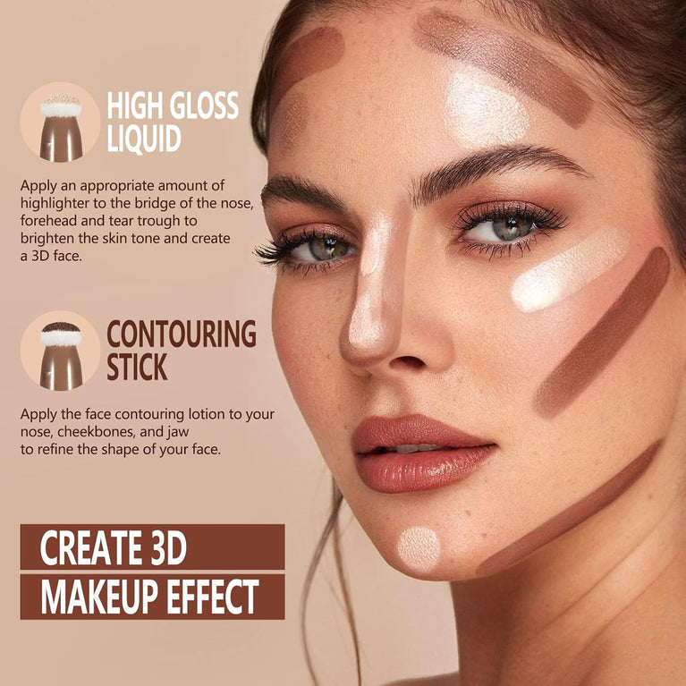 Anglicolor 3D Radiance Makeup Stick - Matte & Dewy Finish (01#Spotlight)