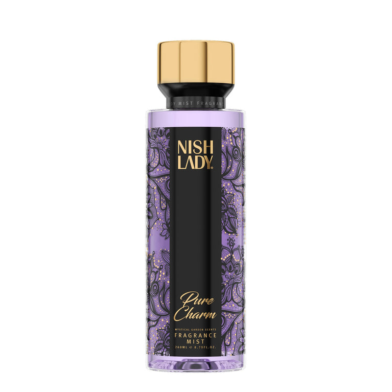 Nishlady Pure Charm Fragrance Body Spray for Women, 260 ml