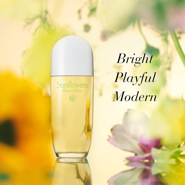 Elizabeth Arden Sunflowers HoneyDaze Eau de Toilette, 100ml - Luxurious Sustainable Fragrance