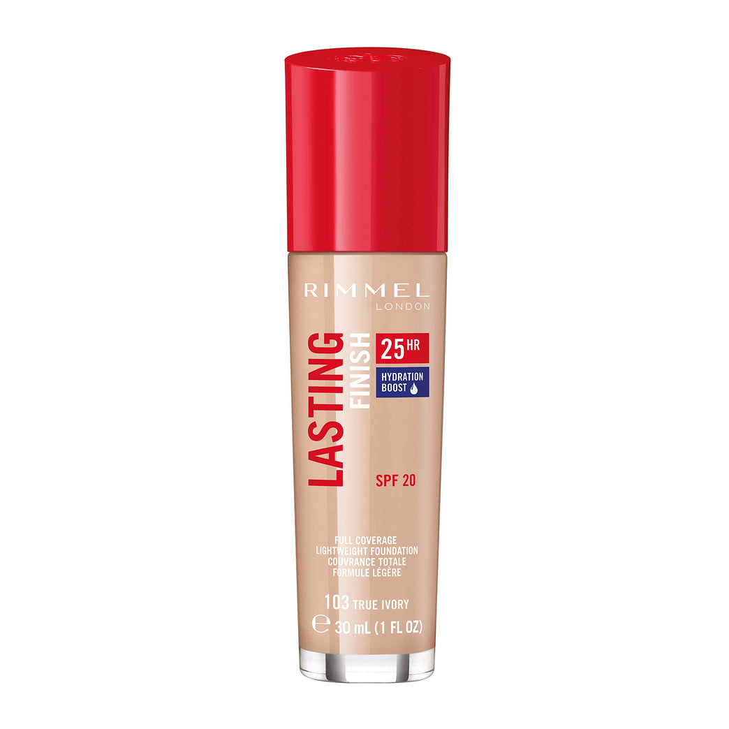Rimmel Enduring Radiance 25 Hour Foundation in True Ivory - Vitamin E Infused