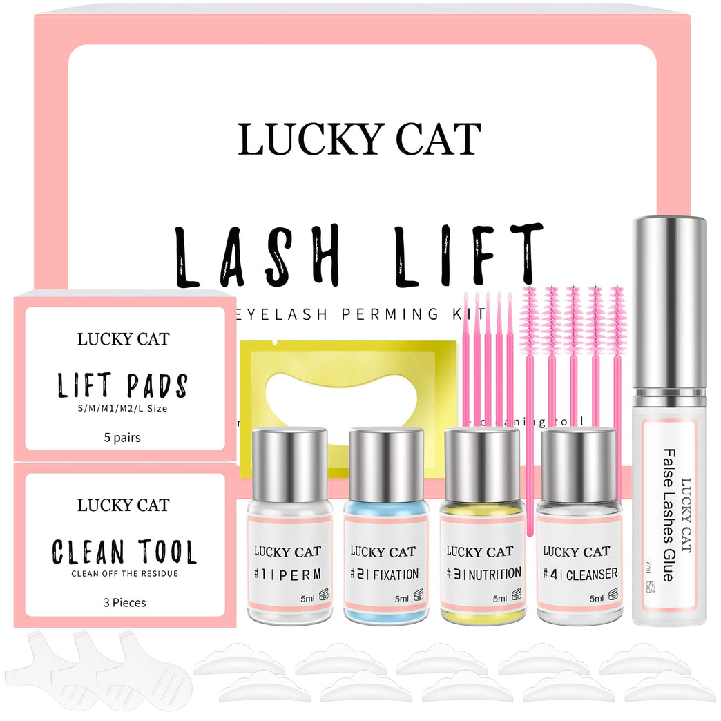 Professional Eyelash Perming Kit: Lash Lift and Curl for Salon and Home Use with Updated Glue Version, Suitable for Special Occasions and Everyday Beauty Enhancement