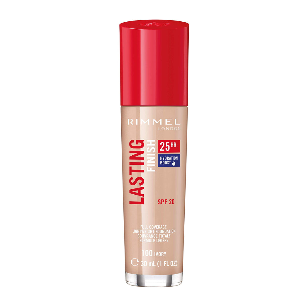 Rimmel 25 Hour Long-Lasting Ivory Foundation with SPF 20 - Vintage Edition