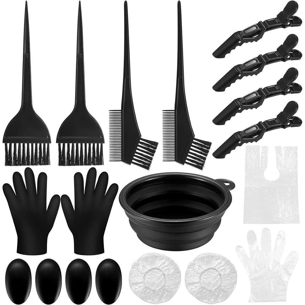 18-Piece Hair Coloring and Dyeing Tools Kit