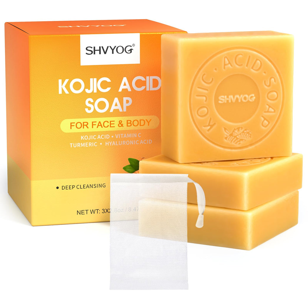 Flawless Radiance Soap Set with Foaming Net (3 Pack)
