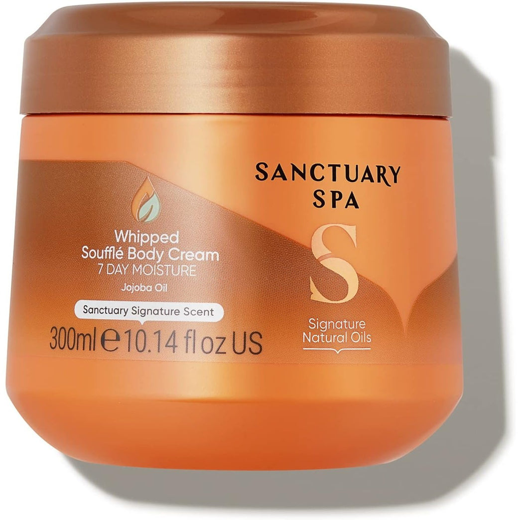 Sanctuary Spa Whipped Soufflé Body Cream - Luxurious Vegan Body Moisturiser for Dry Skin