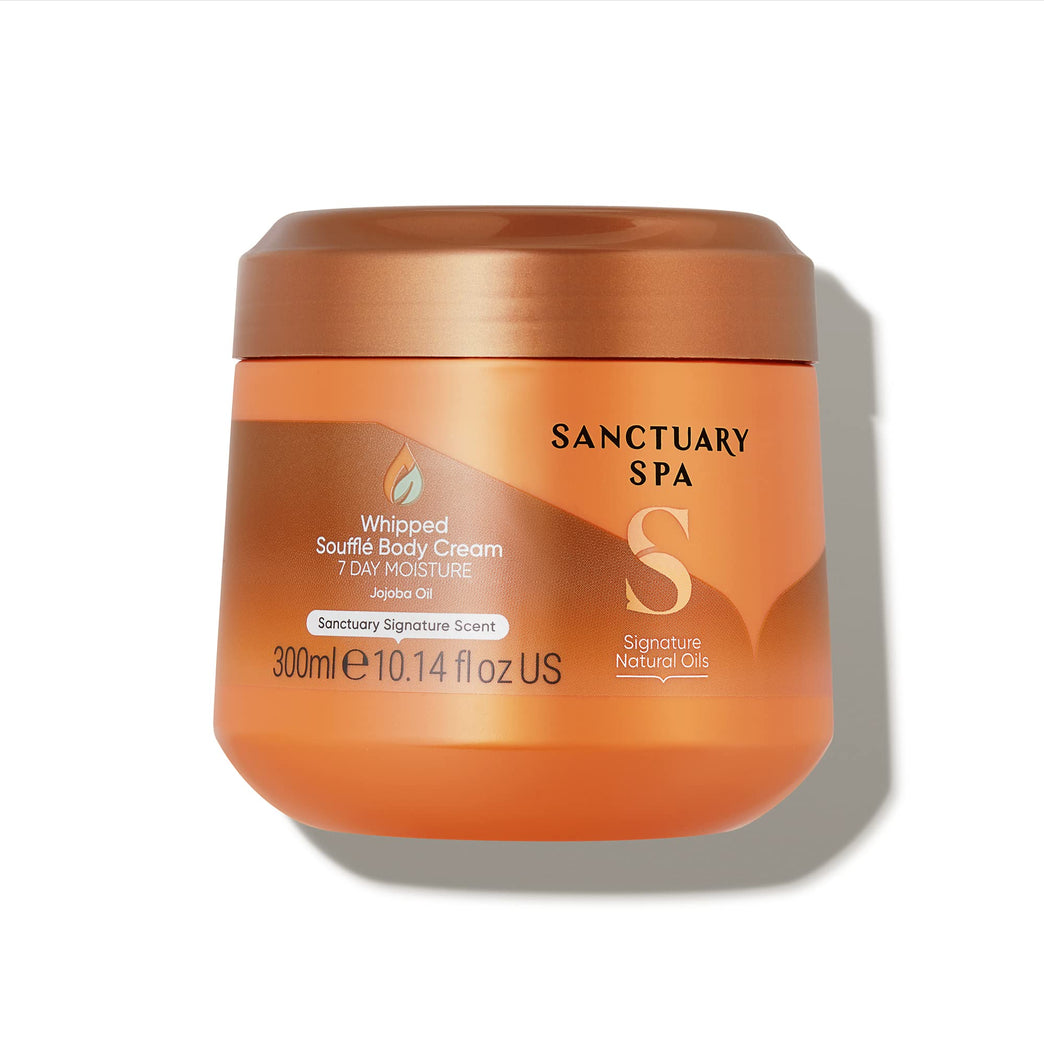 Sanctuary Spa Whipped Soufflé Body Cream - Luxurious Vegan Body Moisturiser for Dry Skin