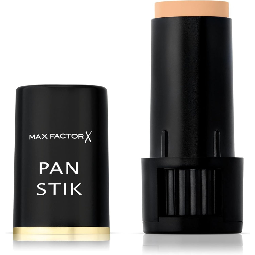 MAX FACTOR Pan Stik Foundation - Blemish Concealing, Line Smoothing, Dewy Finish - 14 Cool Copper