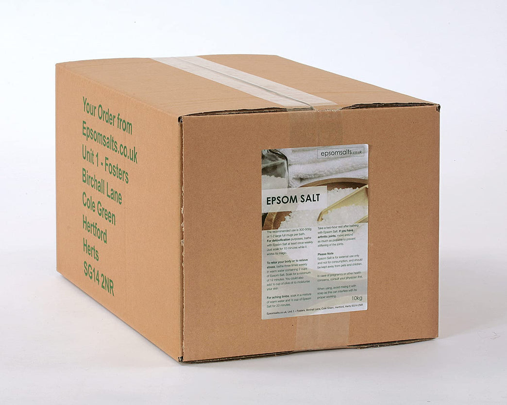 Epsom Salts (Medical Grade) 10kg Pack with Free Next Day Delivery