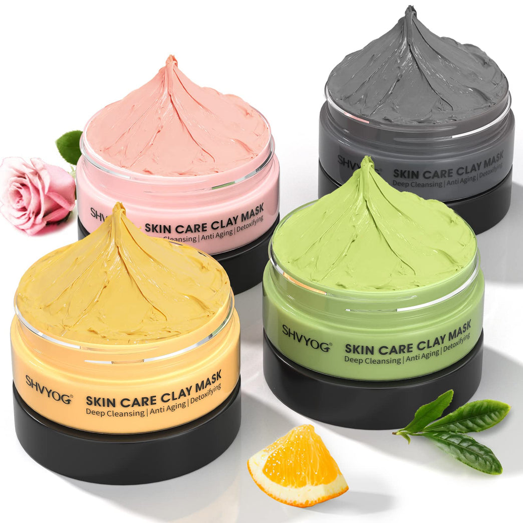 Ultimate Clay Mask Kit for Deep Cleansing and Skincare
