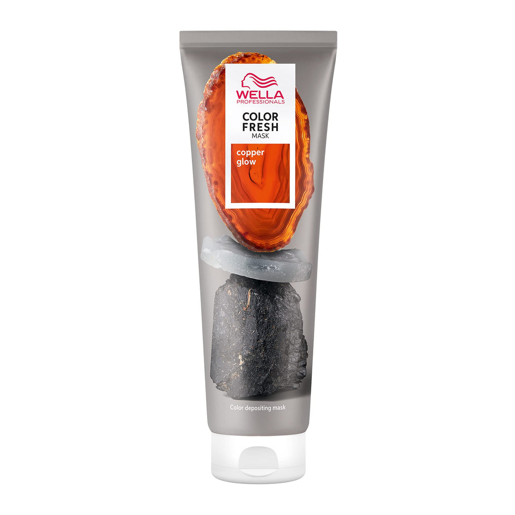 Wella Professional Color Fresh Mask, Temporary Color Refresh Treatment, Semi-Permanent Hair Dye, Hair Gloss Treatment for Copper Hair