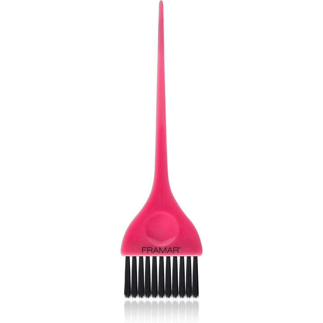 Framar Classic Hair Dye Brush – Pink Hair Colouring Tool with AccuSoft Bristles