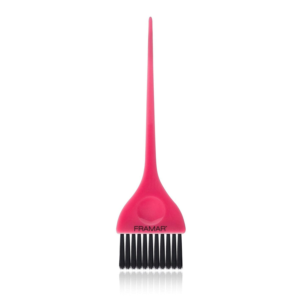 Framar Classic Hair Dye Brush – Pink Hair Colouring Tool with AccuSoft Bristles