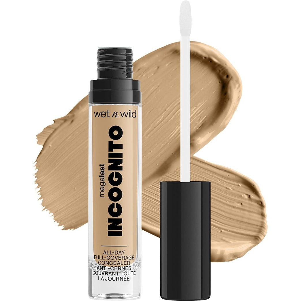 Megalast Incognito Full-Coverage Concealer in Medium Honey