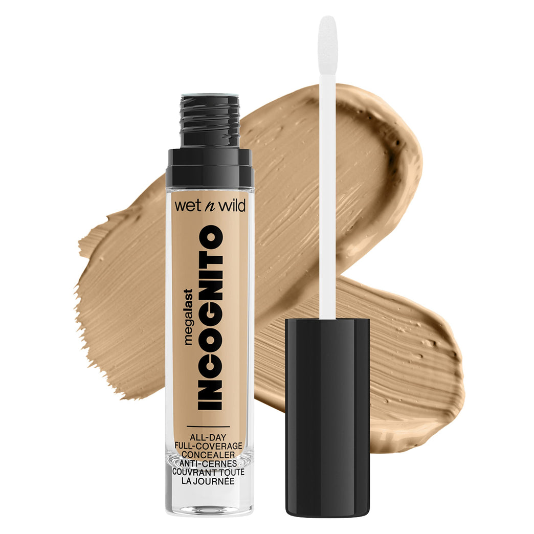 Megalast Incognito Full-Coverage Concealer in Medium Honey