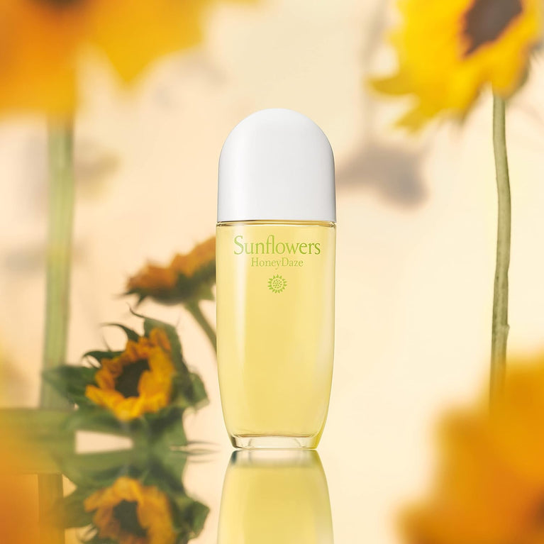 Elizabeth Arden Sunflowers HoneyDaze Eau de Toilette, 100ml - Luxurious Sustainable Fragrance