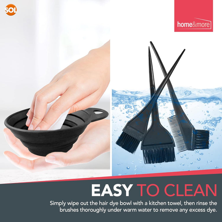 7-Piece Hair Coloring Bowl and Brush Set for Professional Results at Home