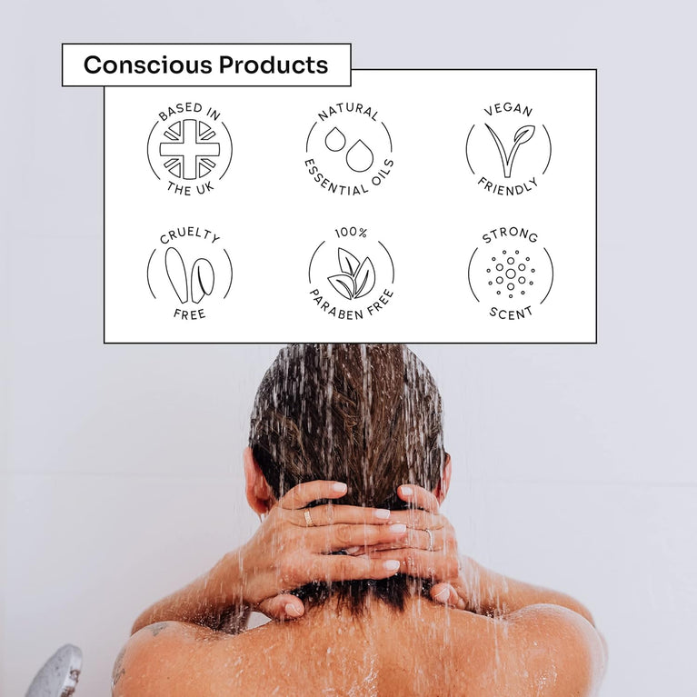 Aromatherapy Shower Steamers Gift Set - Natural Essential Oil Shower Bombs with Strong Scents (6x40g)