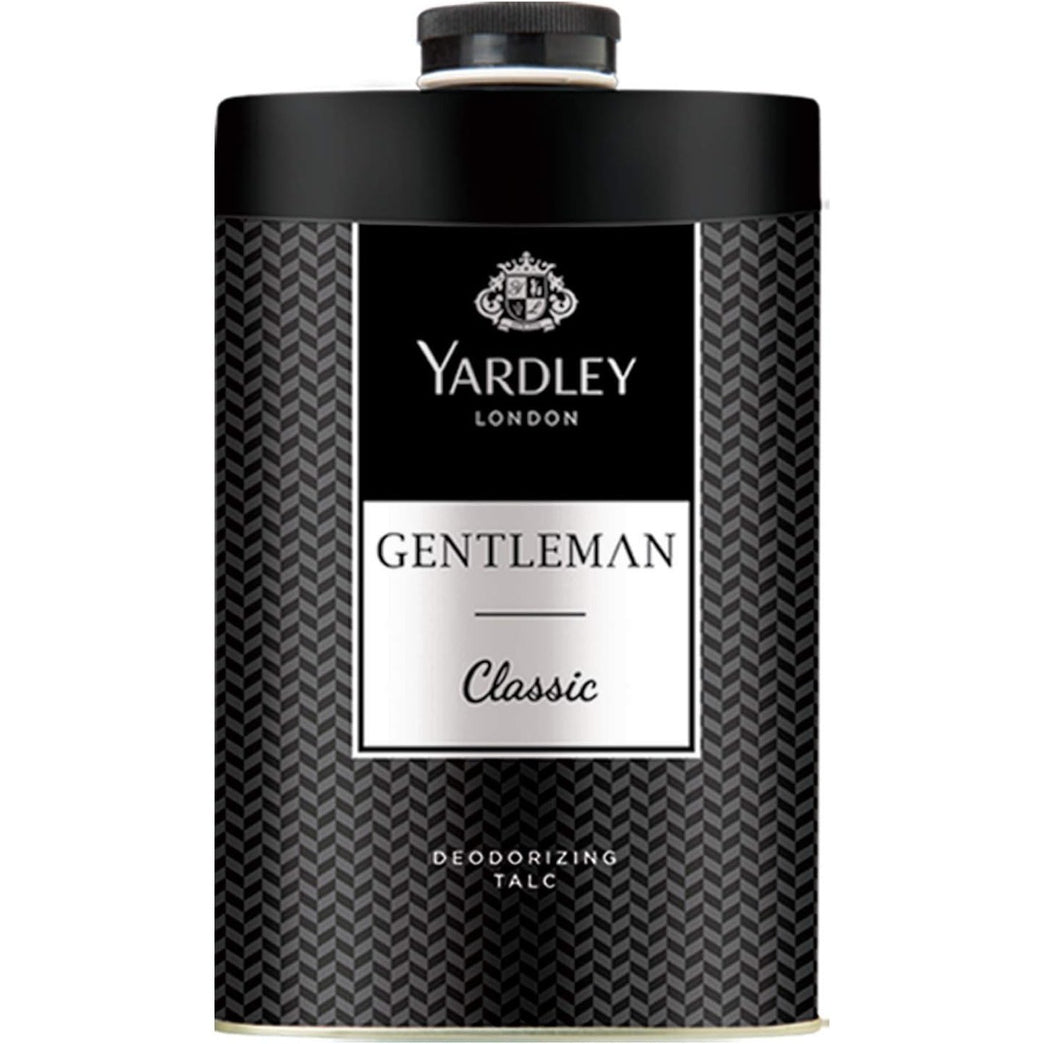 Yardley London Gentleman Deodorizing Talc Talcum Powder - 100g for Men