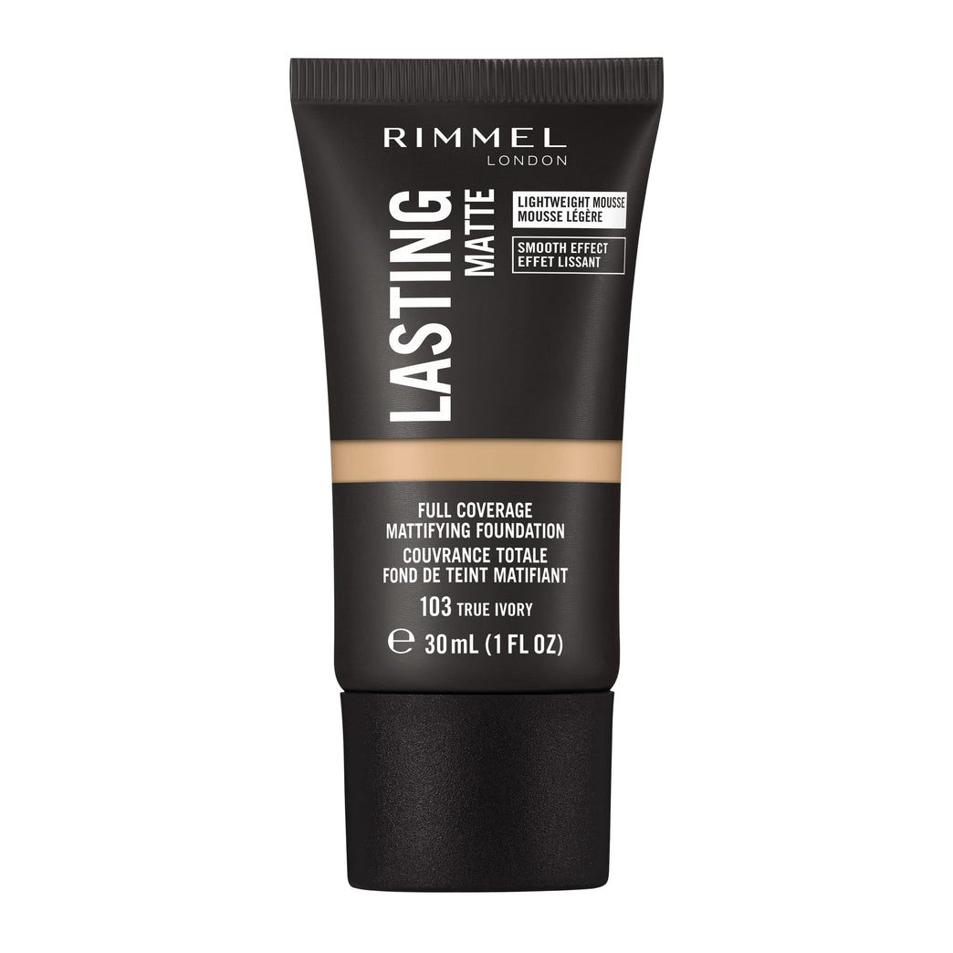 Rimmel Soft Beige Full Coverage Foundation with Lasting Matte Finish
