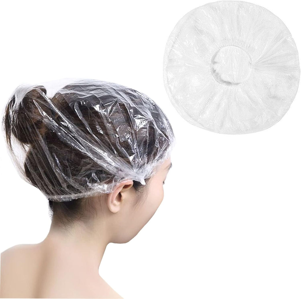100 Pack BNFGD Disposable Shower Caps for Home, Hotel, and Travel