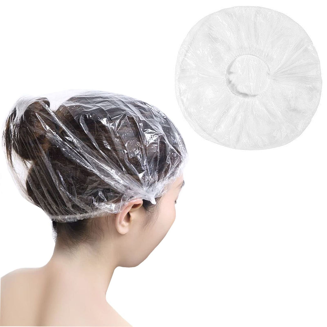 100 Pack BNFGD Disposable Shower Caps for Home, Hotel, and Travel