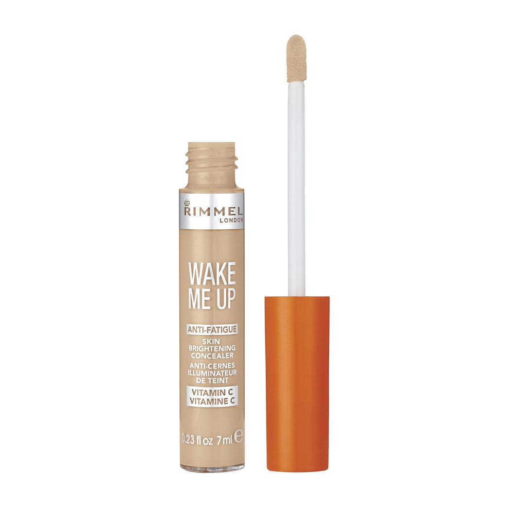 The Rimmel London Wake Me Up Medium Coverage Liquid Concealer, 1 Ivory, 7ml