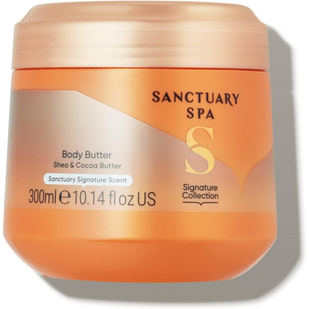 Luxurious Sanctuary Spa Body Butter - Cocoa & Shea Moisturiser (300ml)