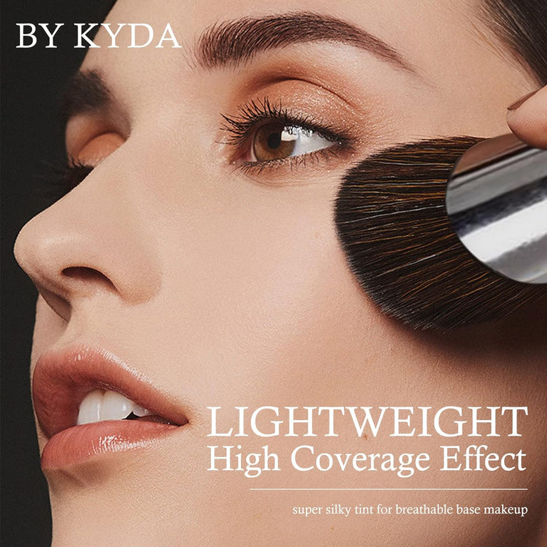 KYDA AirBrush Foundation Spray - Natural Beige, High Coverage Makeup Foundation by Ownest Beauty