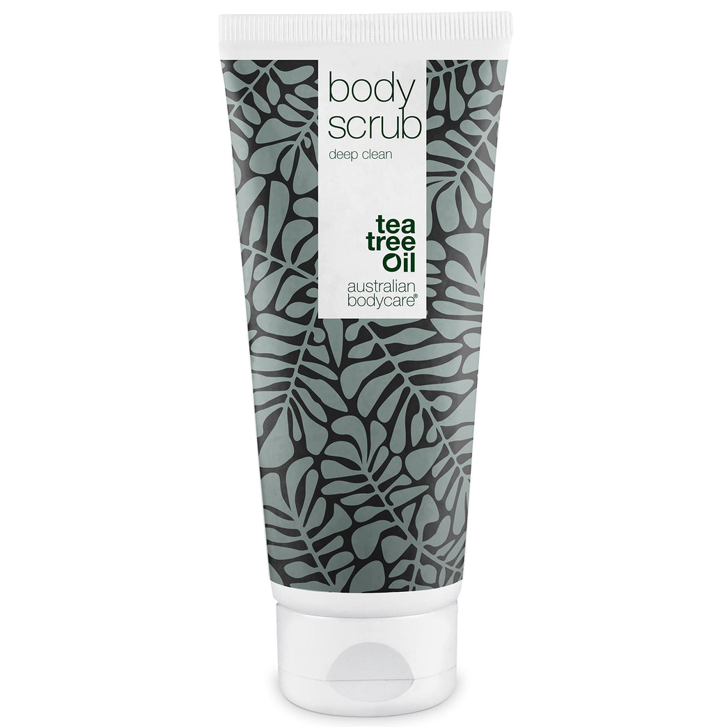 Australian Bodycare Body Scrub for Women & Men 200 ml | Tea Tree Oil Body Scrub Exfoliator | Foot Scrub for Hard Skin | for Pimples on The Back & Body | with Australian Tea Tree Oil