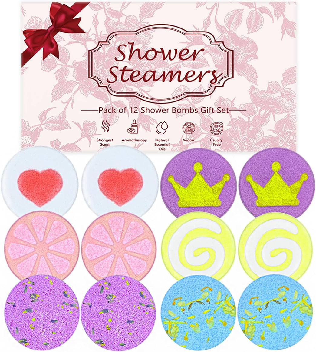 Lanwexy Shower Steamers: Aromatherapy Shower Bombs with Natural Essential Oils
